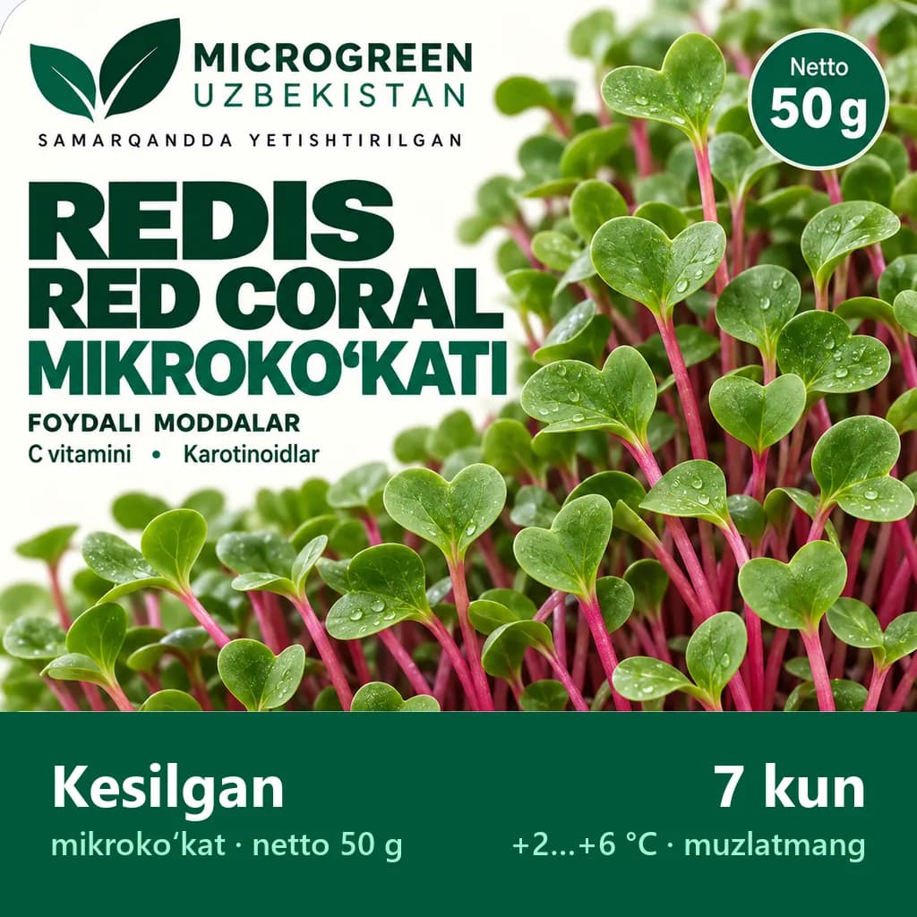 Redis Red Coral (kesilgan)